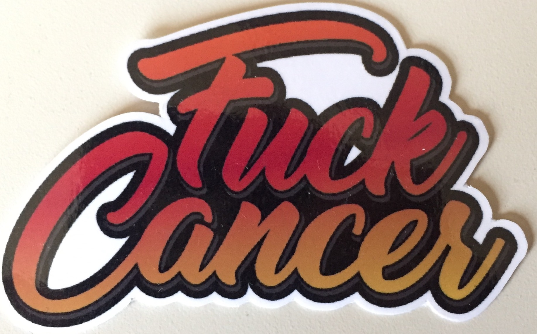 fuck cancer decal